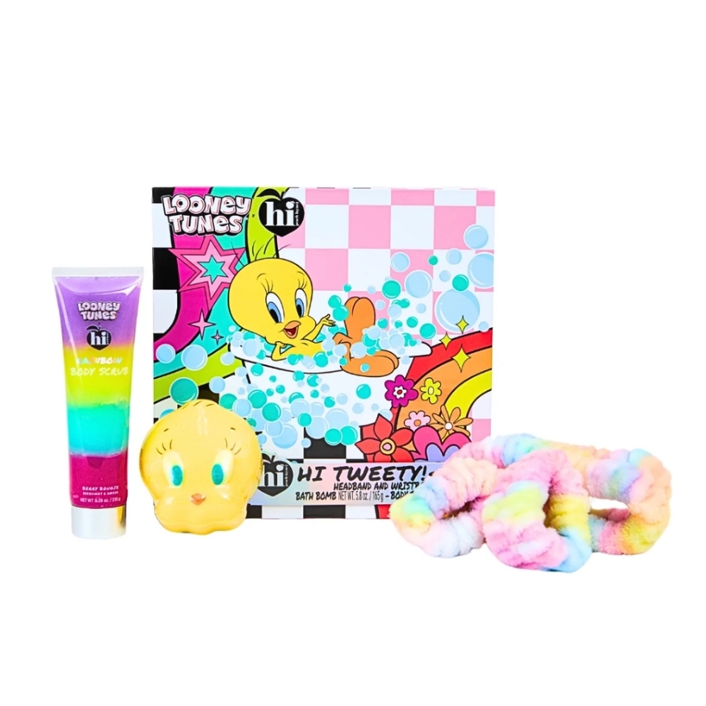 🌂●Hi Peach Layne X Looney Tunes Hi Tweety Spa Giftset